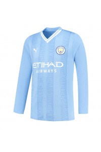 Fotbalové Dres Manchester City Domácí Oblečení 2023-24 Dlouhý Rukáv